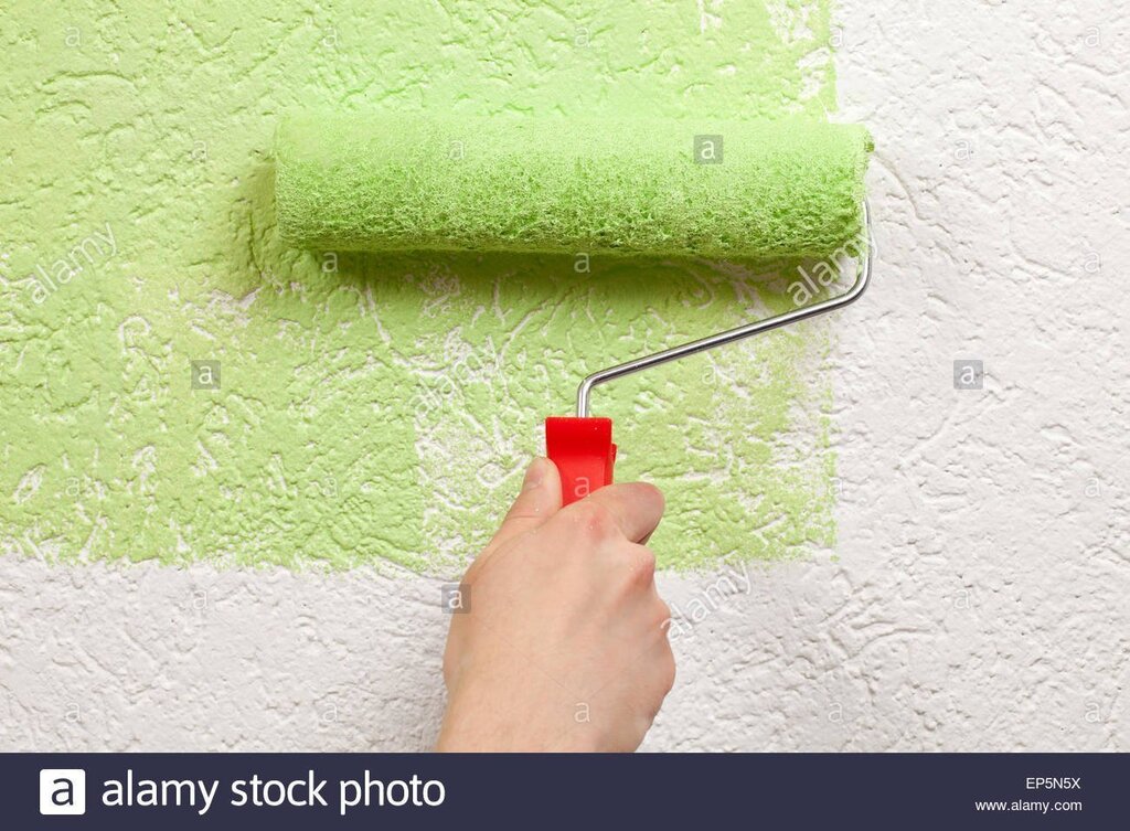 Acrylic paint for paintable wallpaper