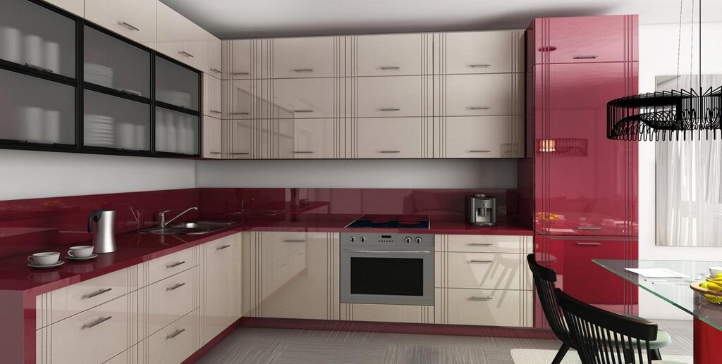 Acrylic kitchen fronts