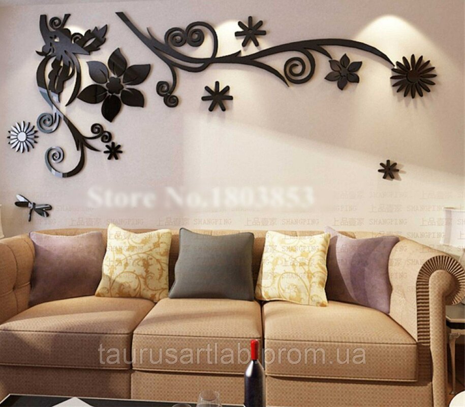 Acrylic wall stickers