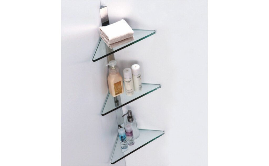 Acrylic shelves for the bathroom