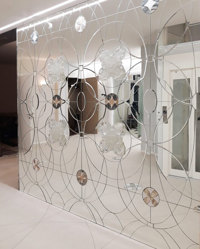 Acrylic mirror panels