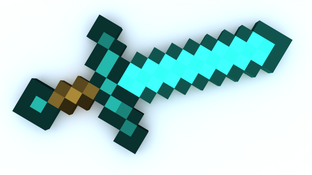 Diamond sword from Minecraft pictures