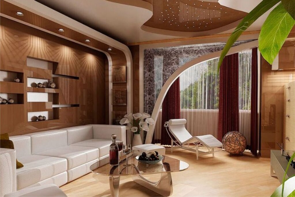 Alternative to stretch ceilings in an apartment