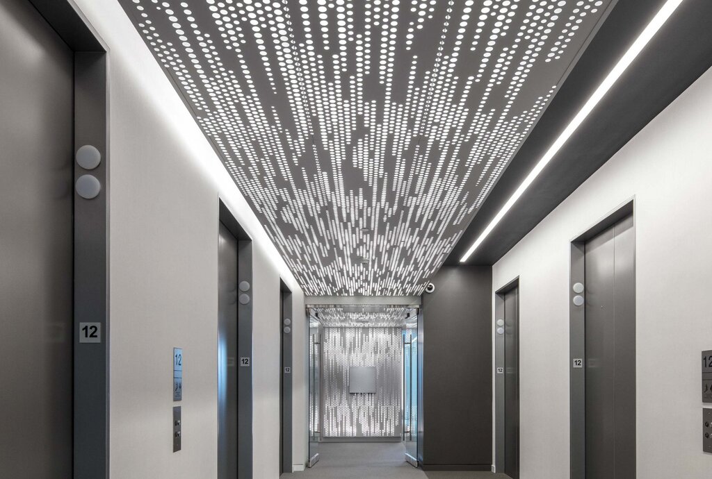 Aluminum ceiling panels