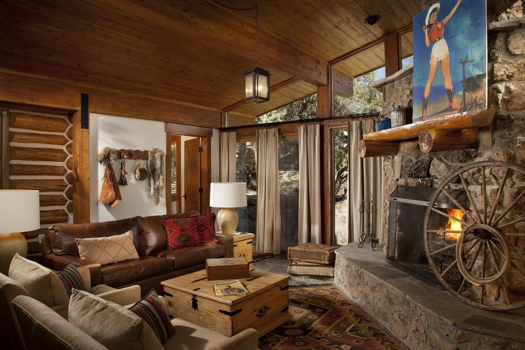 American country style in the interior