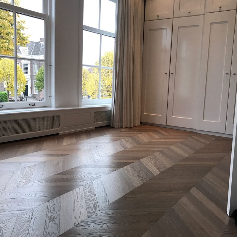 English herringbone parquet