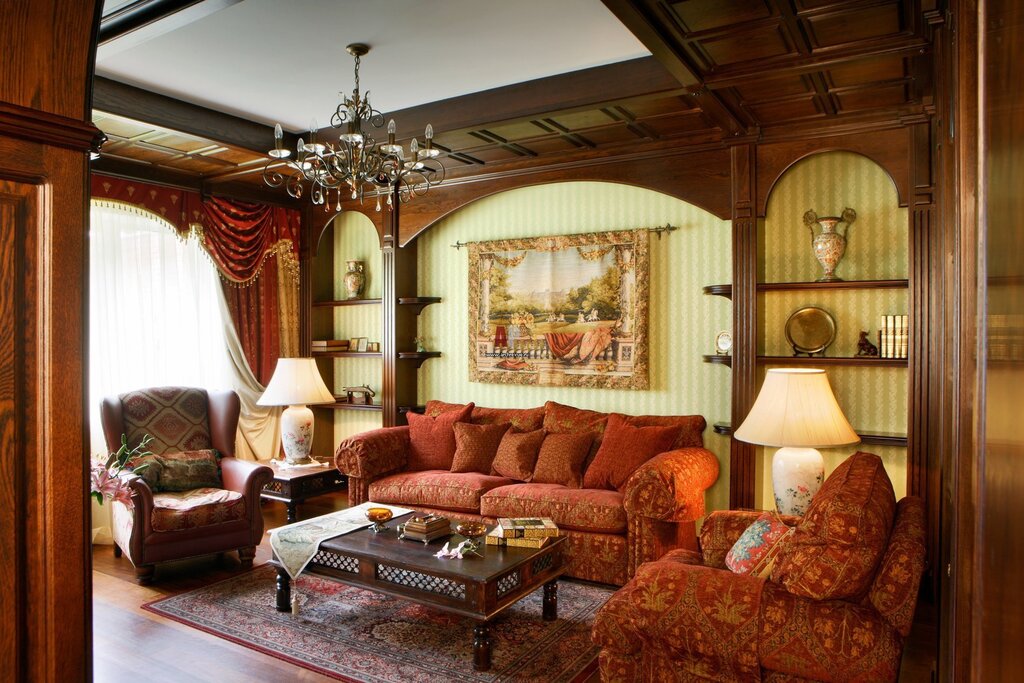 English living room interior