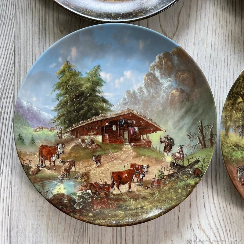 Antique wall plates