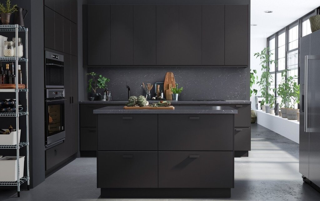 Anthracite color in the interior