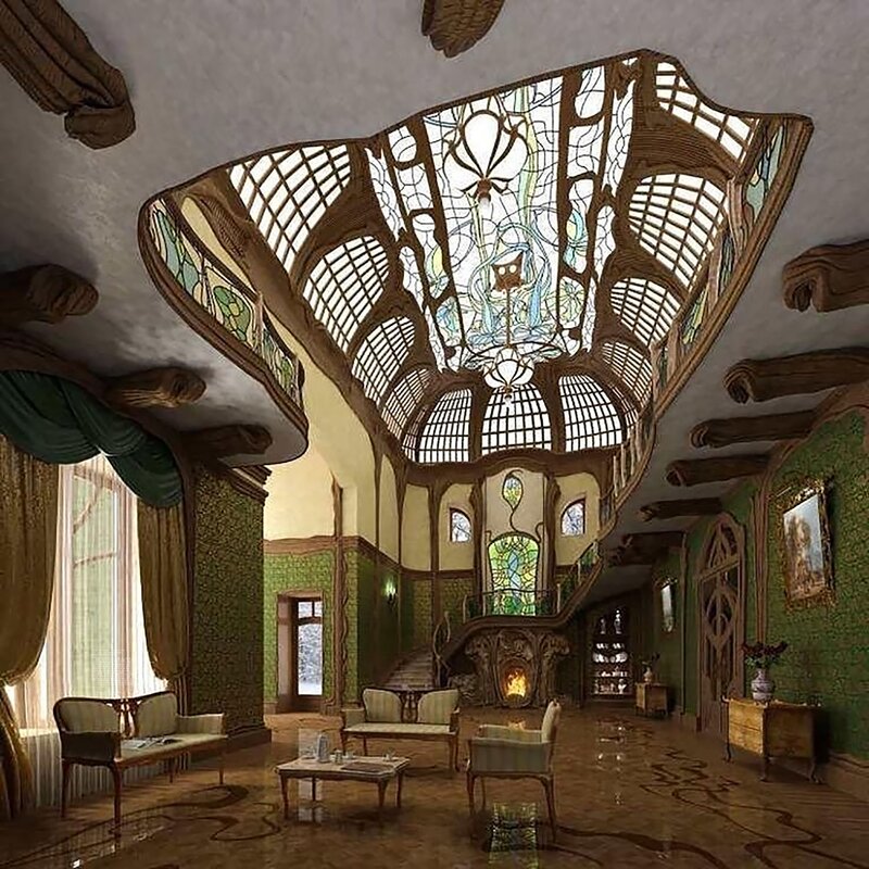 Art Nouveau style in interior design