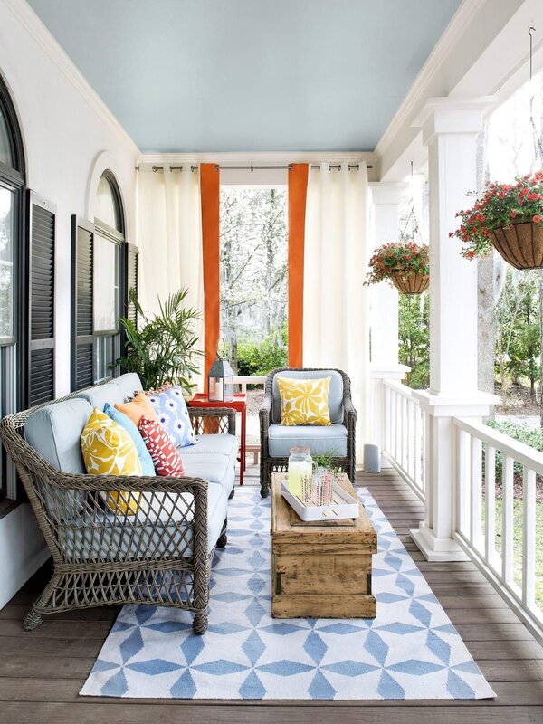 Balcony veranda in a private house