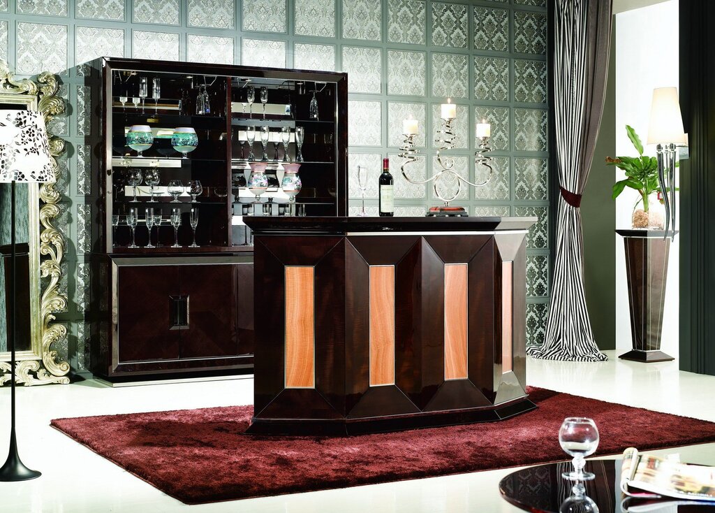 Art Deco bar counter