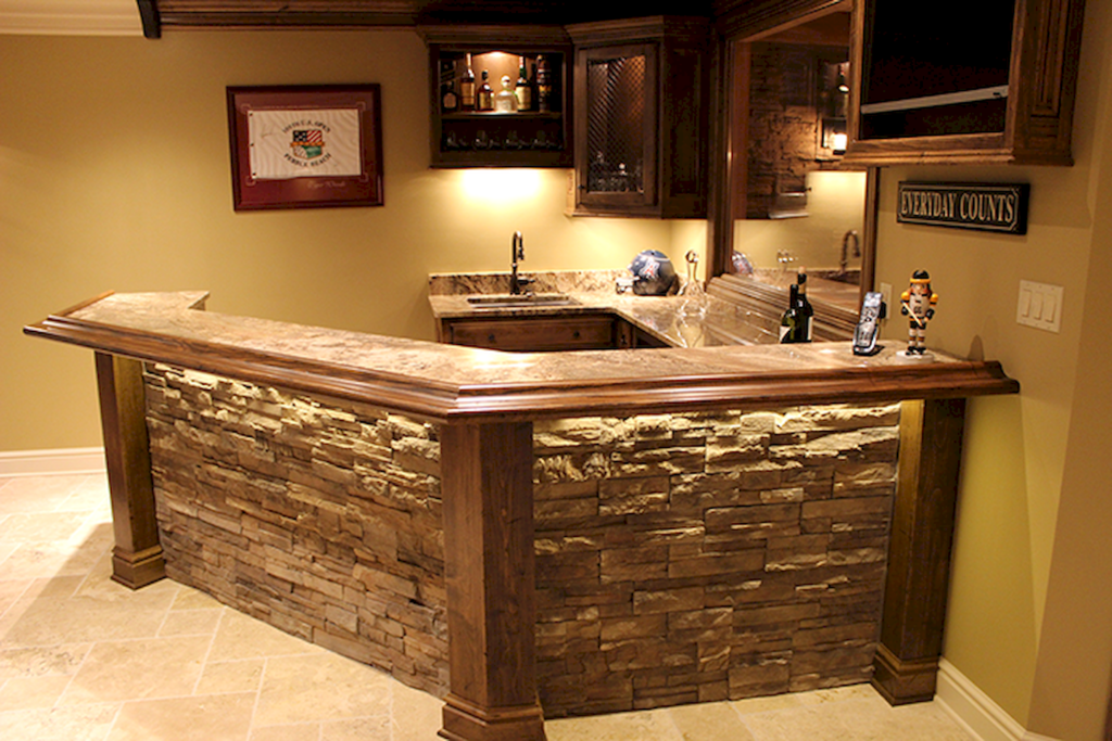 Bar counter made of artificial stone