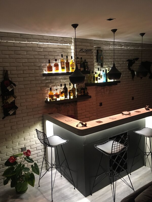 Bar counters in the apartment