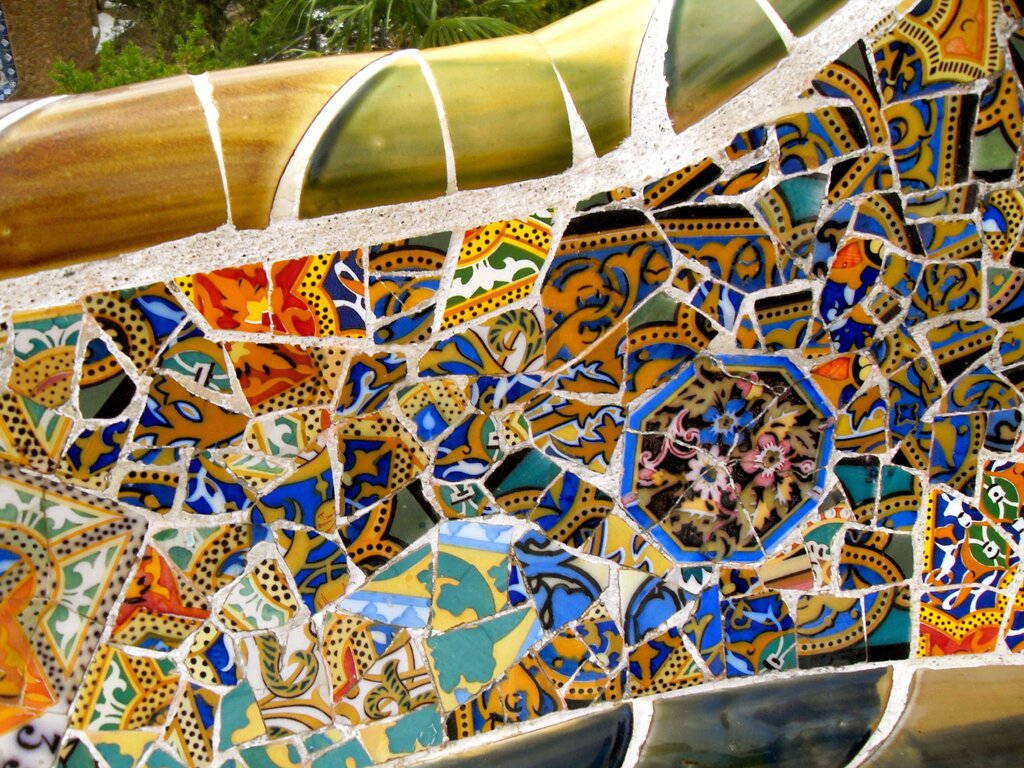 Gaudi's Barcelona tile