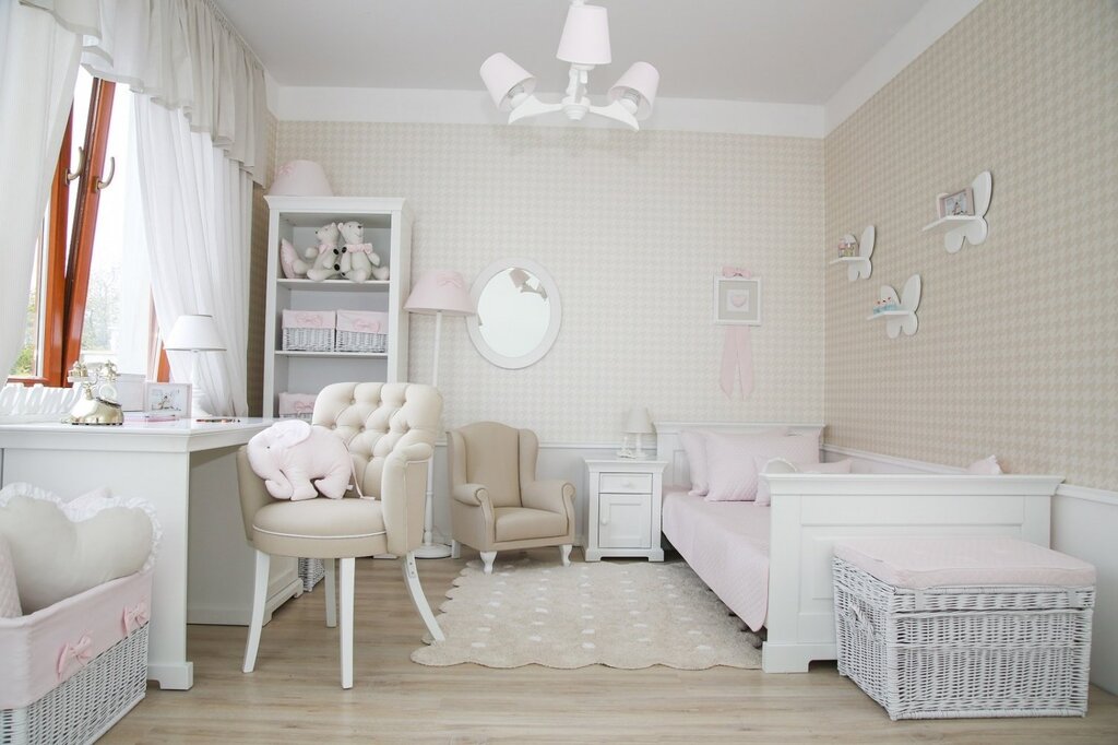 White children's room