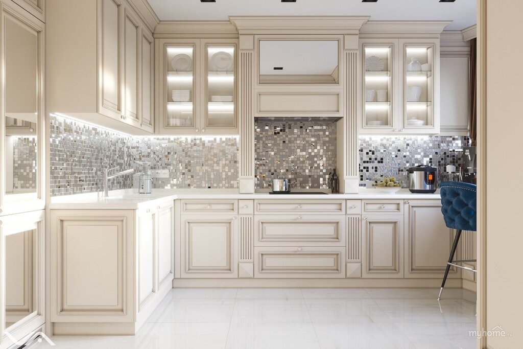 White classic kitchen