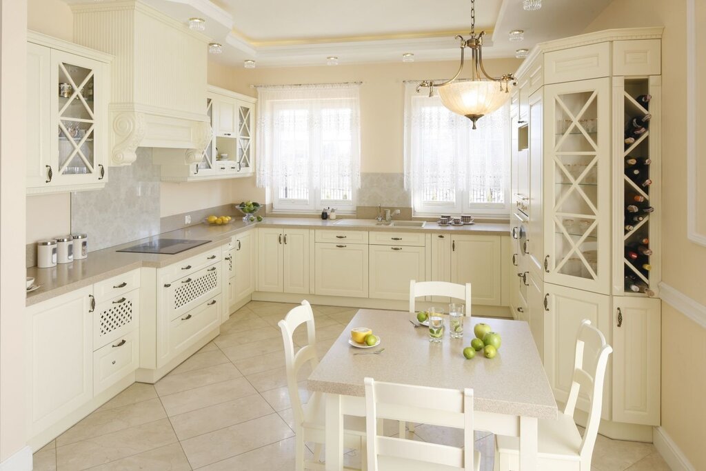 White kitchen modern classic