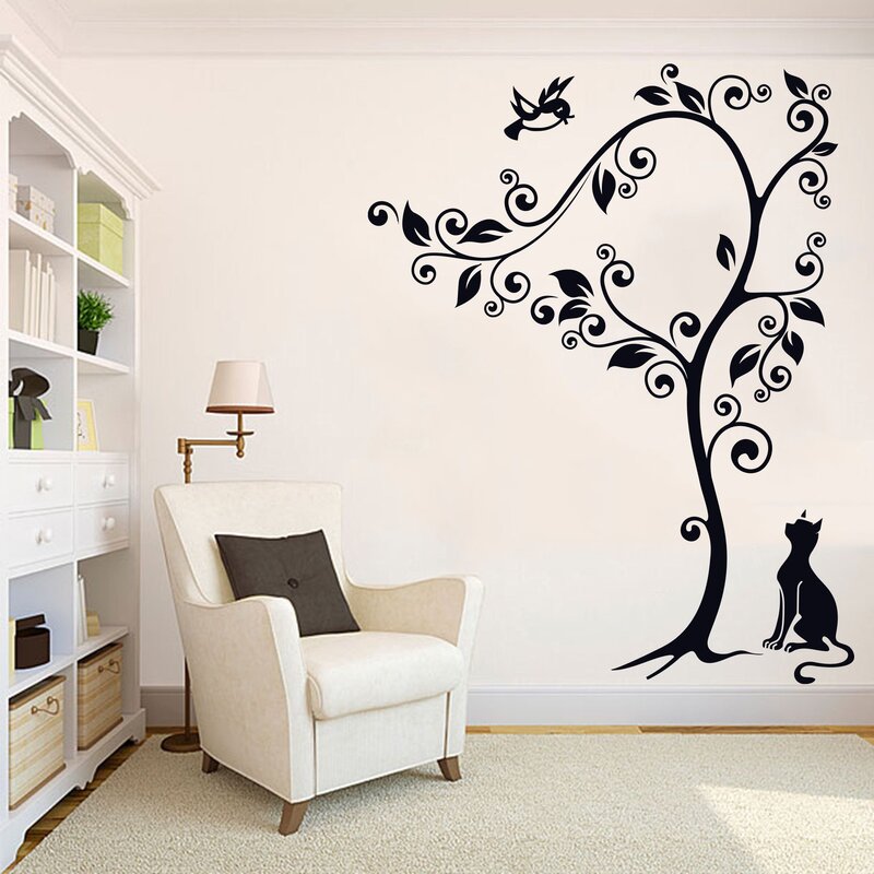 White interior stickers 10 фото