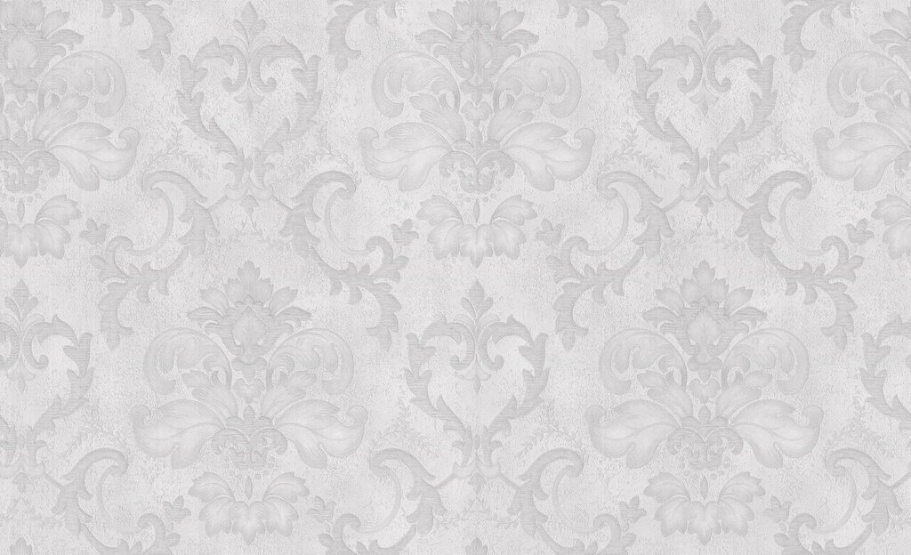 White wallpaper with a silver pattern