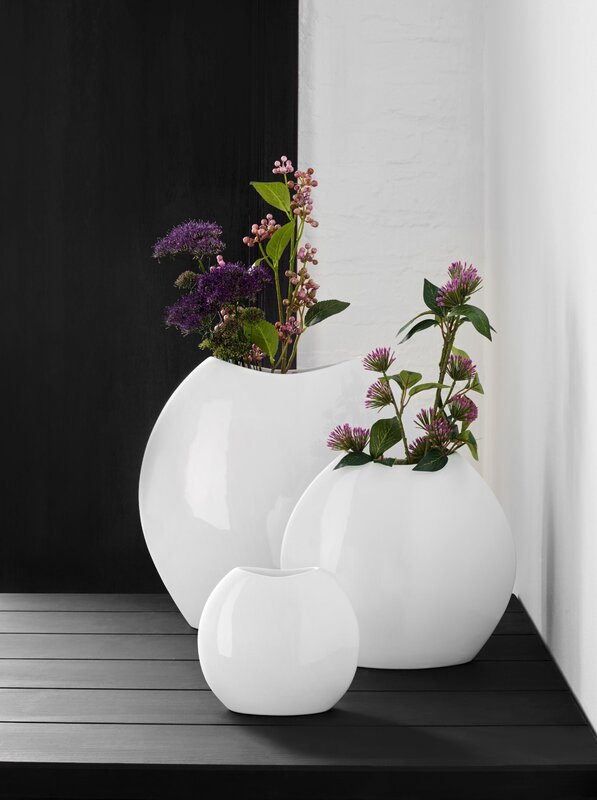 White vases for the interior