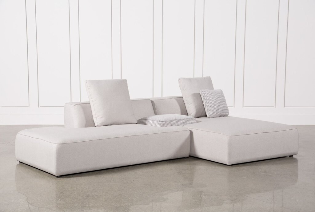 White modular sofa