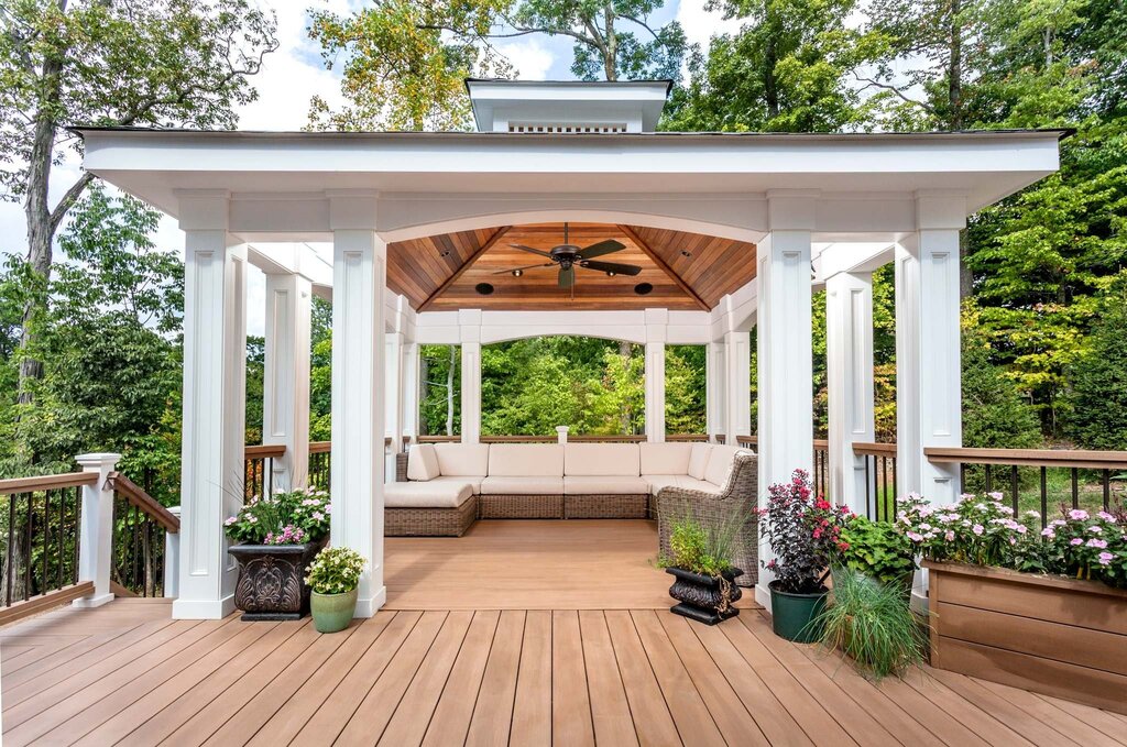 Gazebos, verandas, terraces