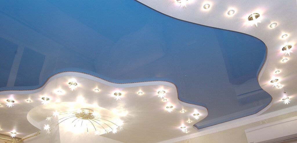 Seamless stretch ceilings