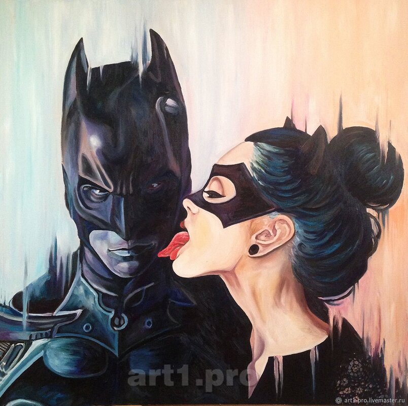 Batman with a girl pictures