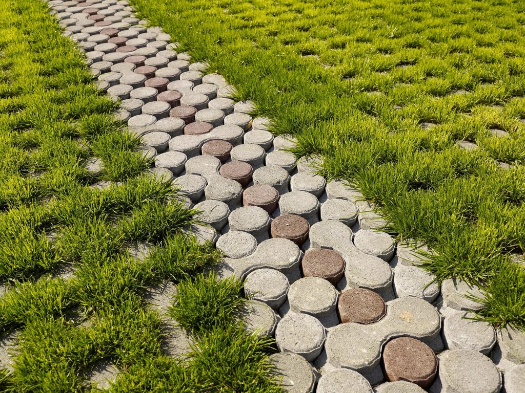 Concrete paving slabs