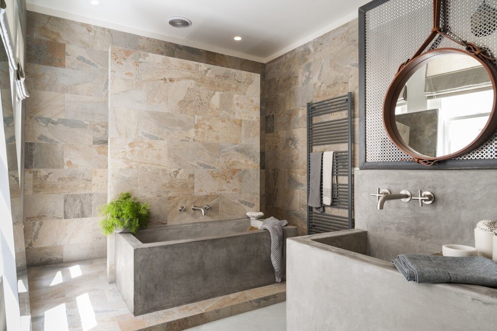 Concrete wall tiles