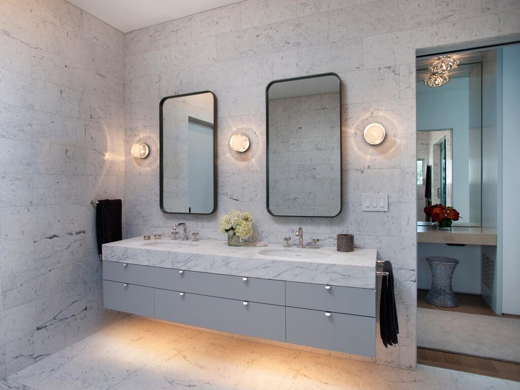 Concrete bathroom