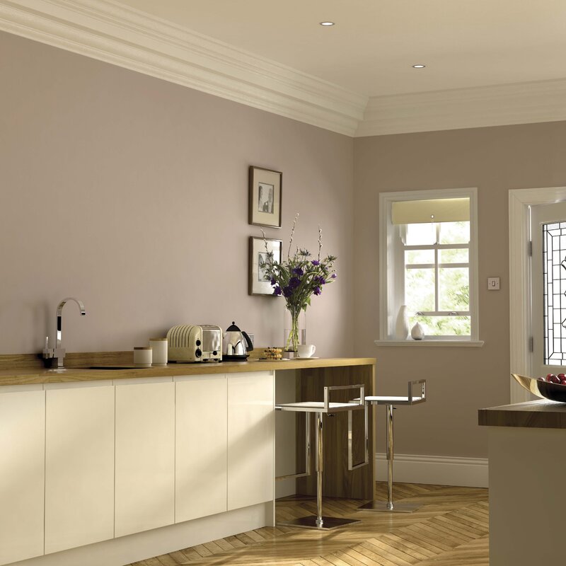 Beige water-based paint for walls