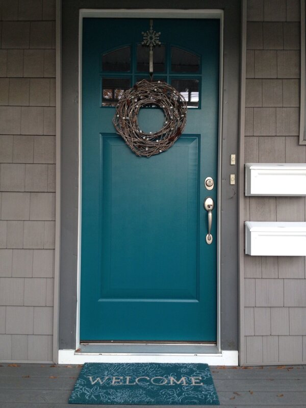 Turquoise door