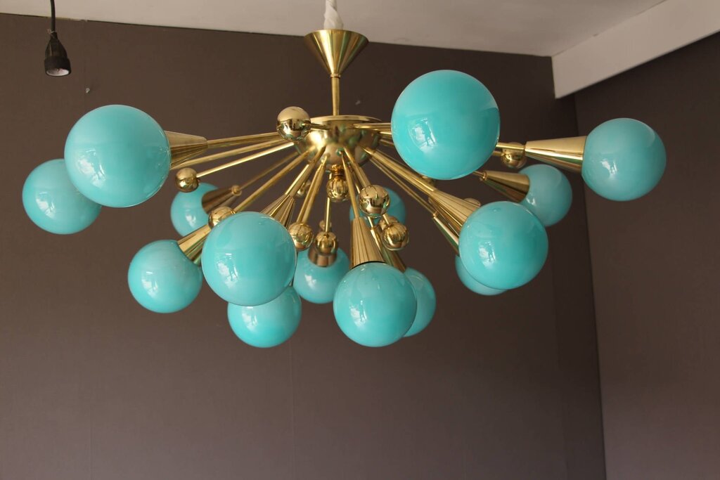 Turquoise chandelier 28 фото