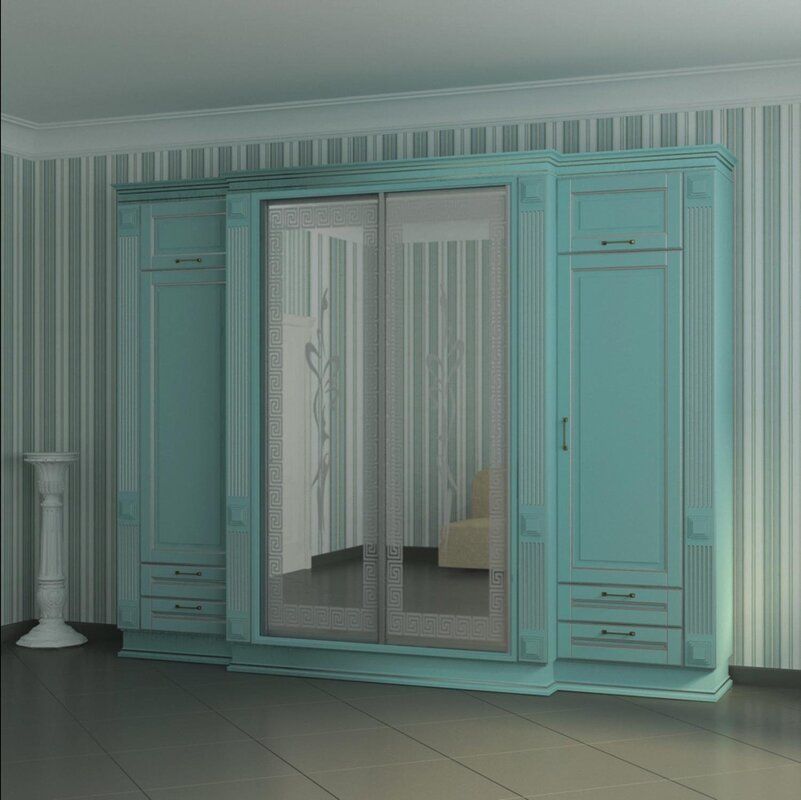 Turquoise cabinet