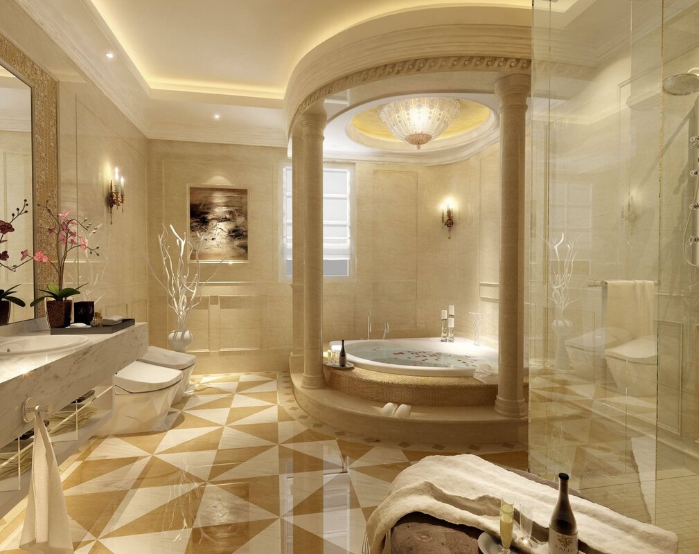 Luxurious bathroom