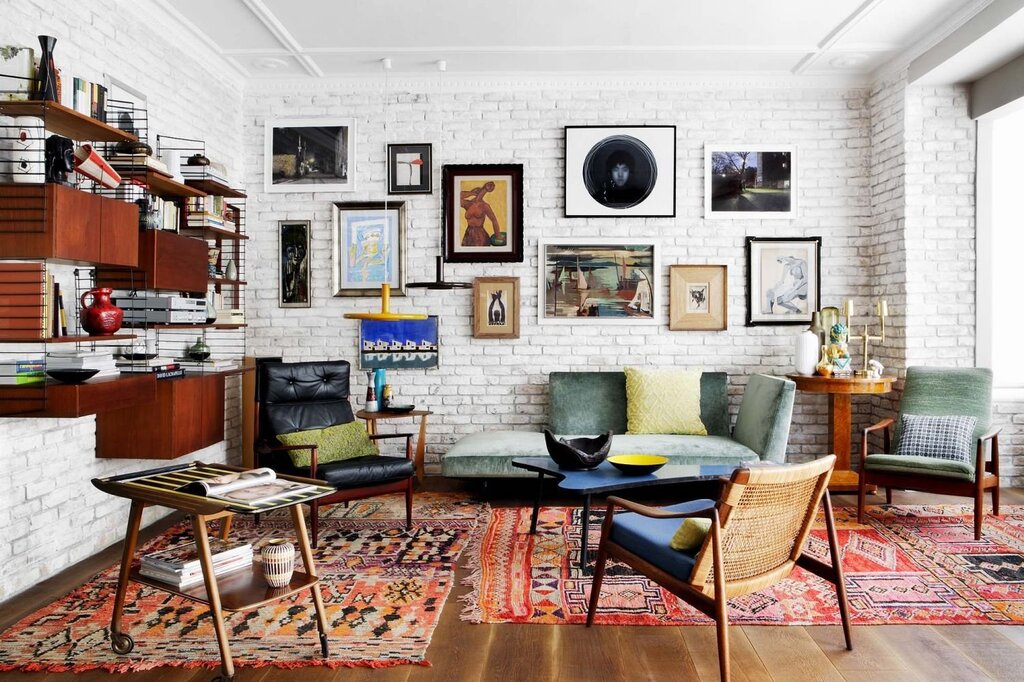 Bohemian loft in the interior