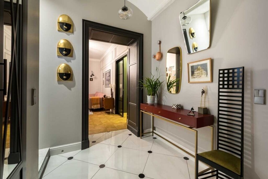 Large mirrors for the hallway on the wall