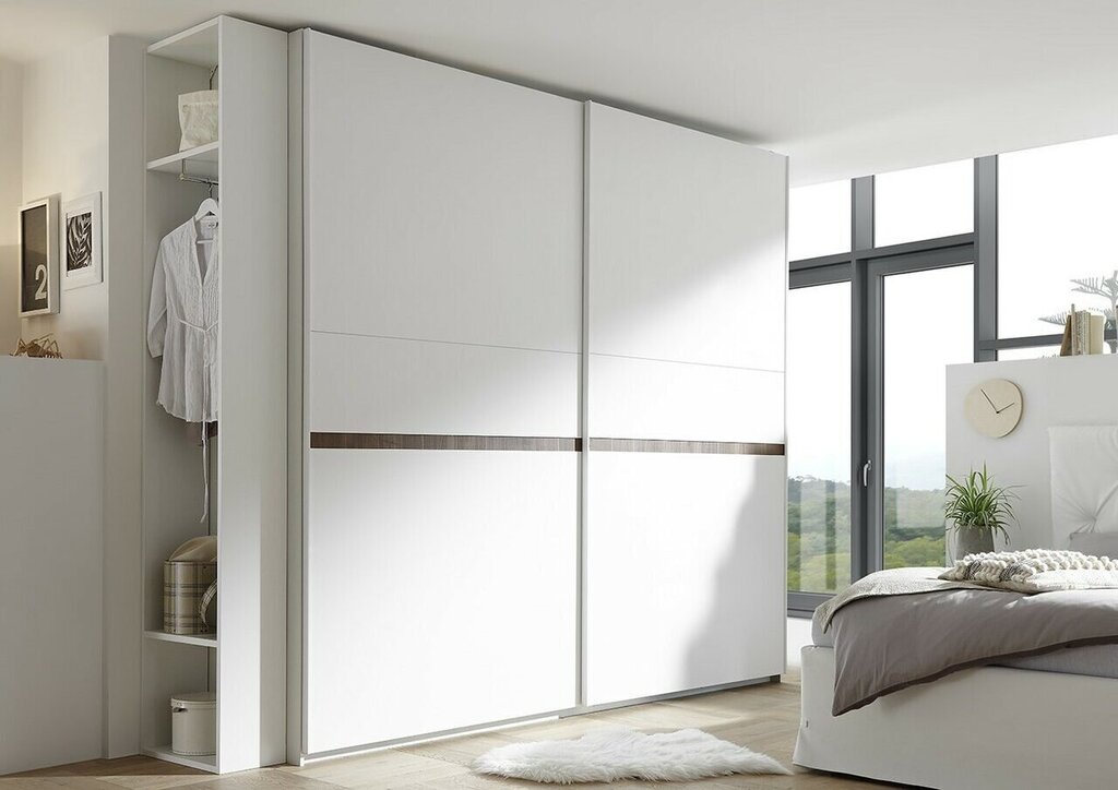 Large white wardrobe