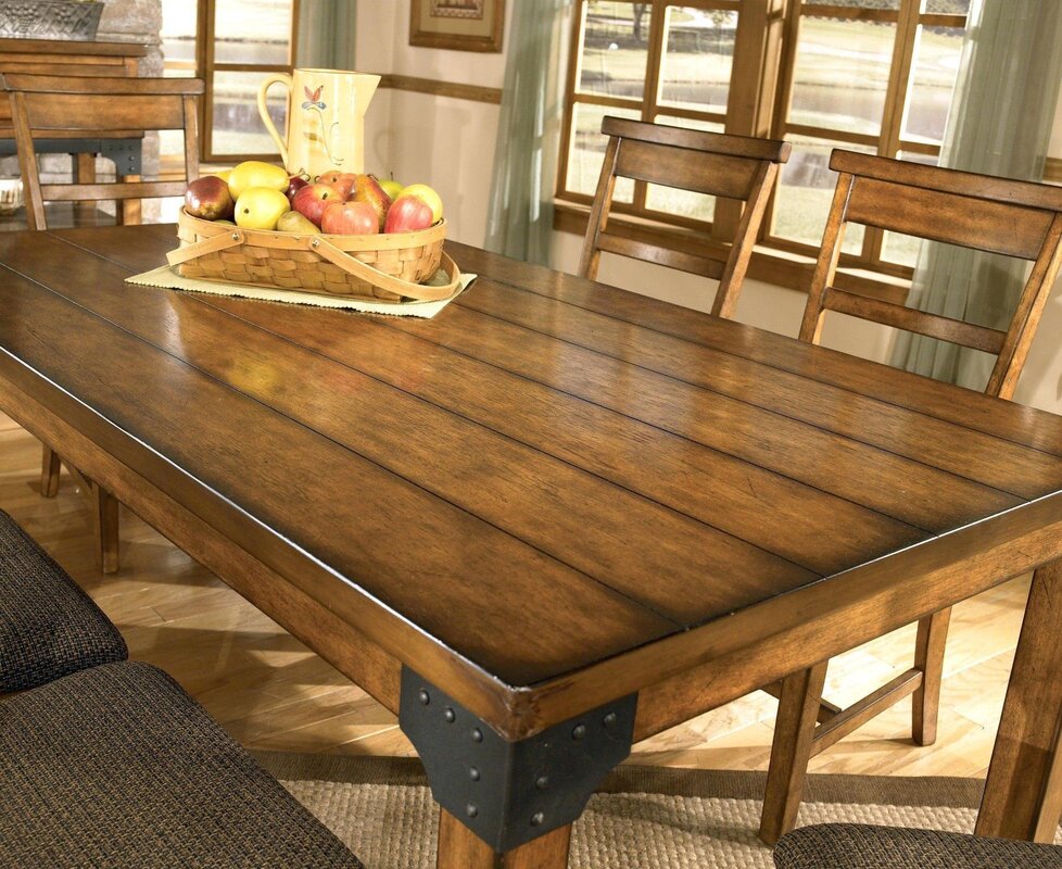 Large wooden table