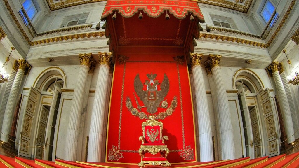 The Large Throne Hall in the Hermitage