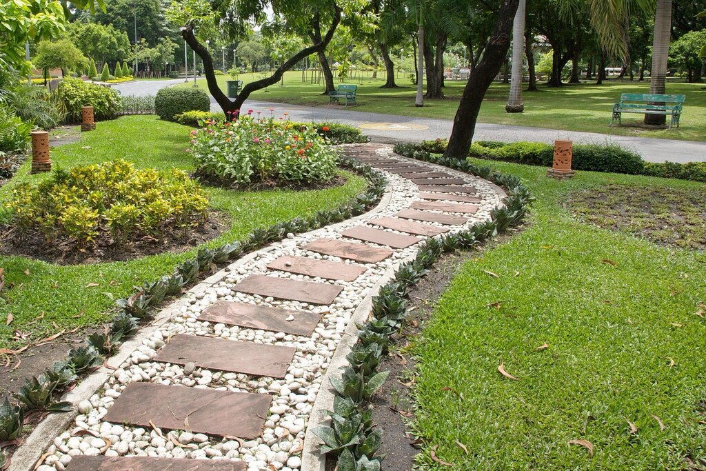 Edging for garden paths