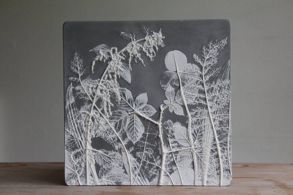 Botanical Bas-relief by Rachel Dein