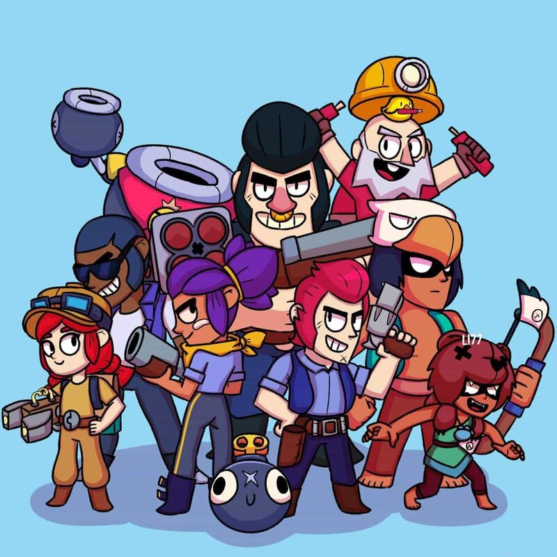 Brawlers from Brawl Stars pictures