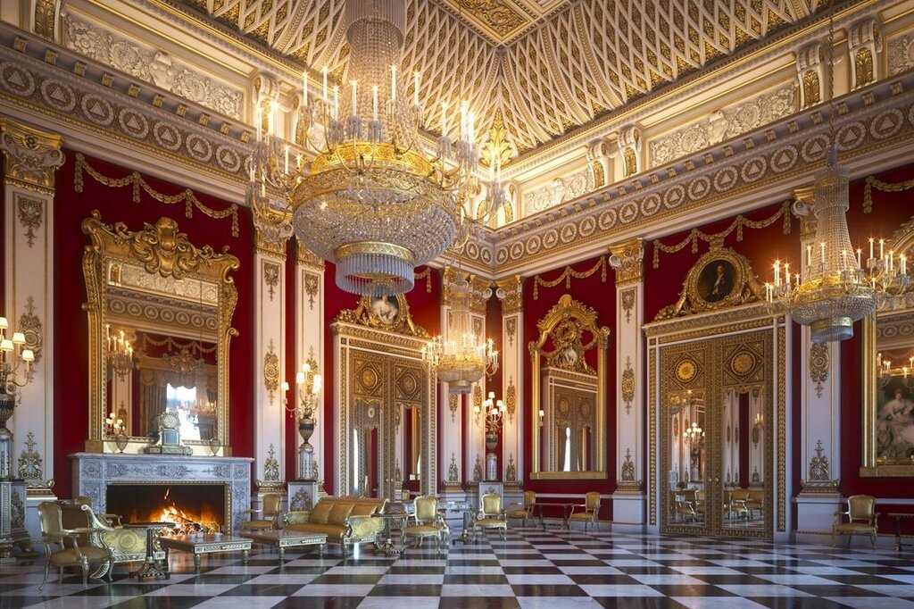 Buckingham Palace ballroom