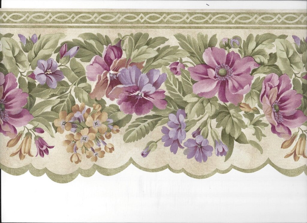 Paper borders for wallpaper