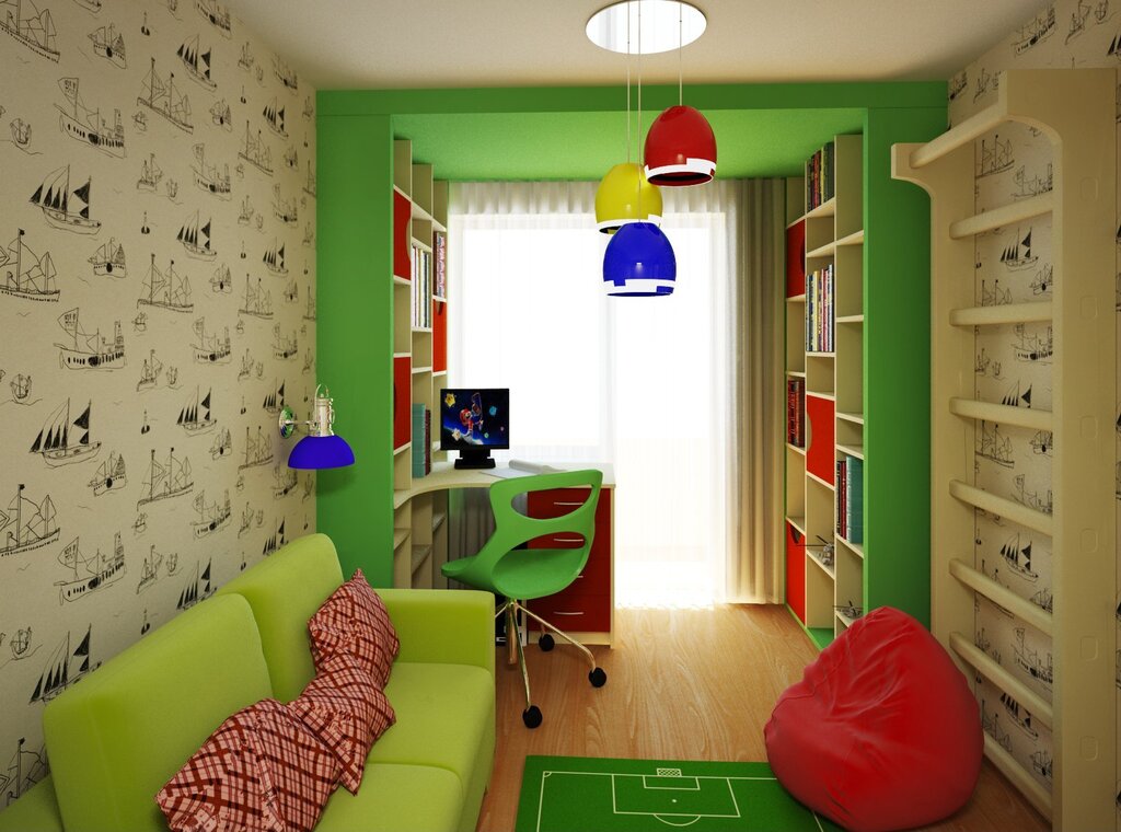 Budget option for a children's room 46 фото