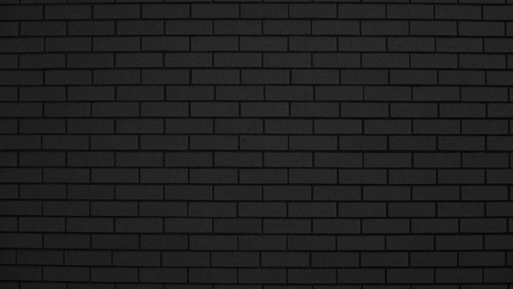 Black brick wall background