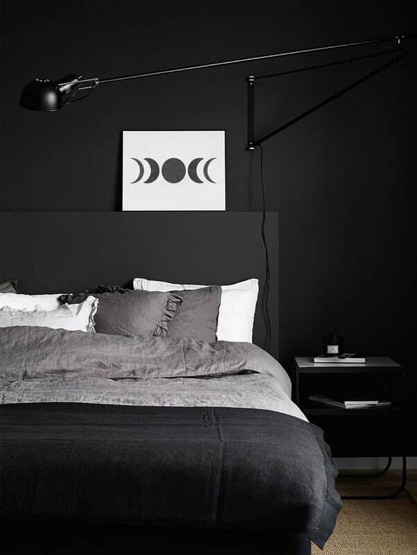 Black bed